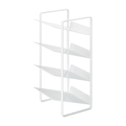 Porte bouteilles en acier blanc 40 x 20 cm - Yamazaki - The Cool Republic