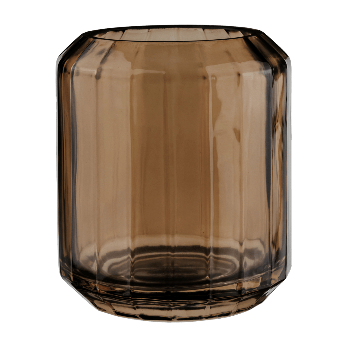 Toothbrush holder in brown glass VISION - Mette Ditmer - The Cool Republic