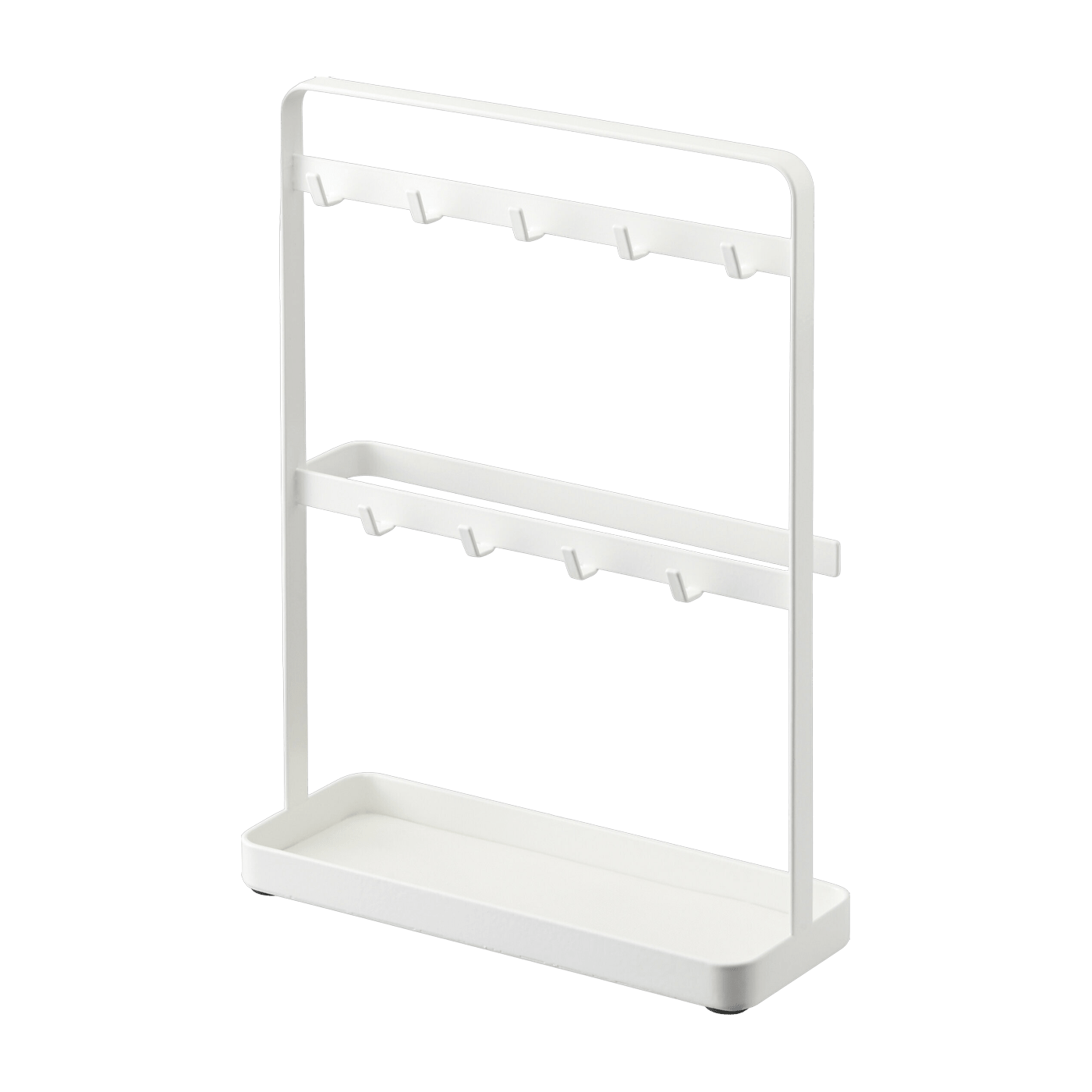 Porte-clés en acier blanc Smart - Yamazaki - The Cool Republic