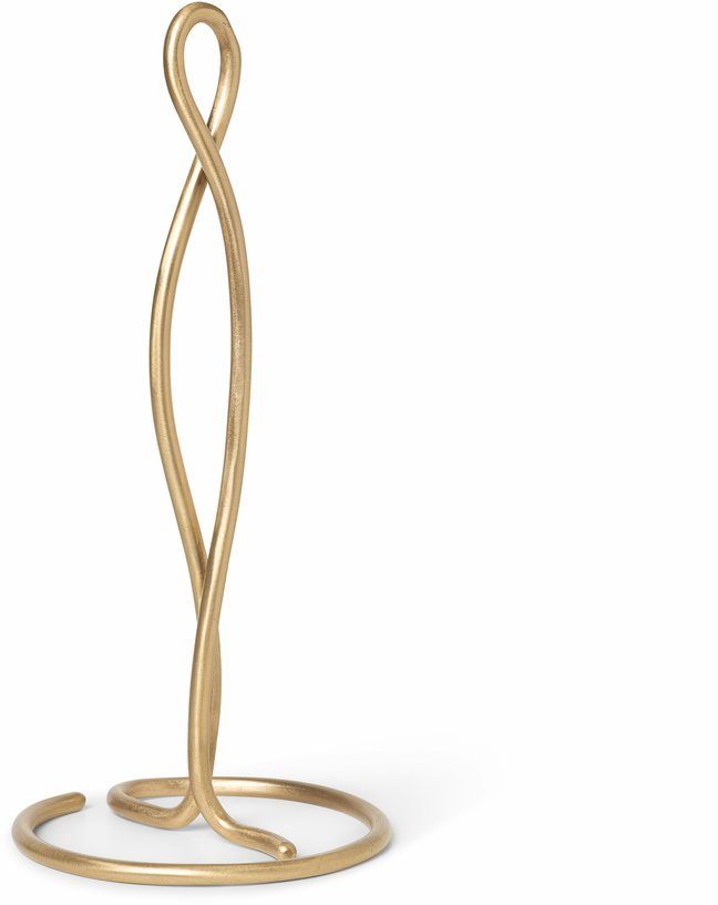 Porte essuie - tout laiton 14 x 30,5 cm Curvature - Ferm Living - The Cool Republic