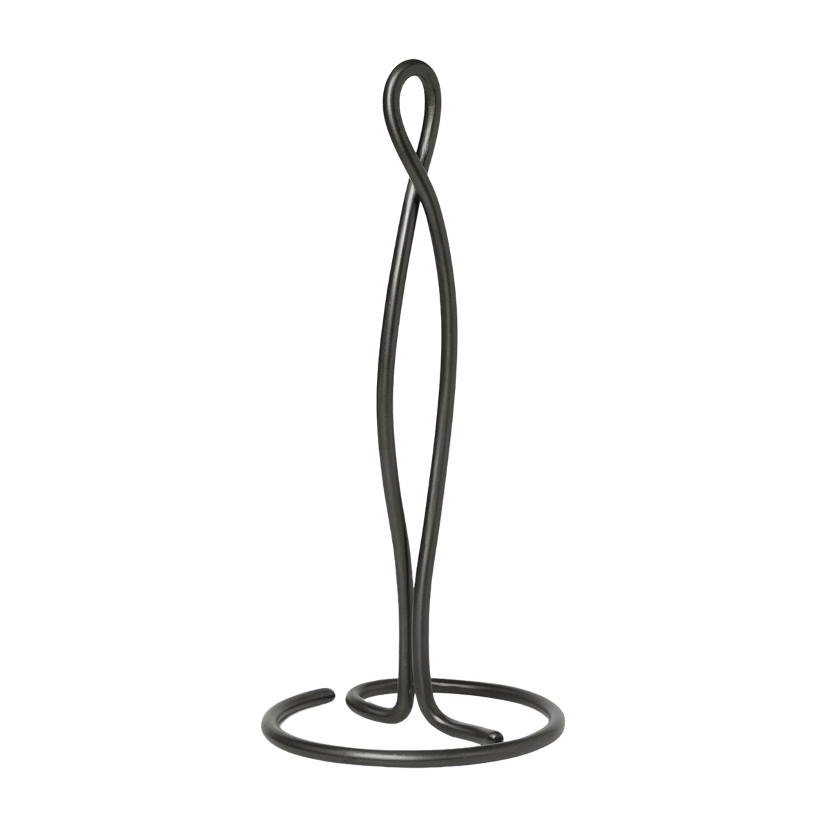 Porte essuie-tout laiton noir 14 x 30,5 cm Curvature - Ferm Living - The Cool Republic