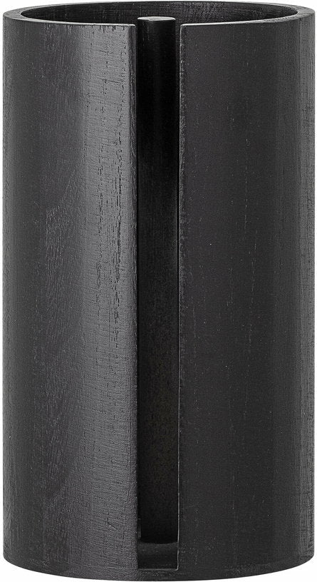 Porte essuie - tout noir en bois de paulownia - Bloomingville - The Cool Republic