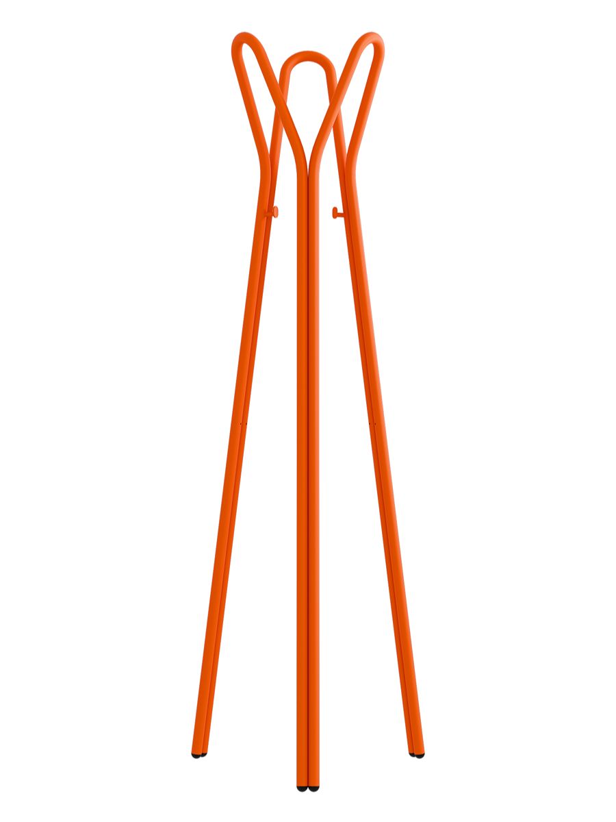 Porte-manteau en acier orange sprizz 56x169cm Charles - Metallbude - The Cool Republic