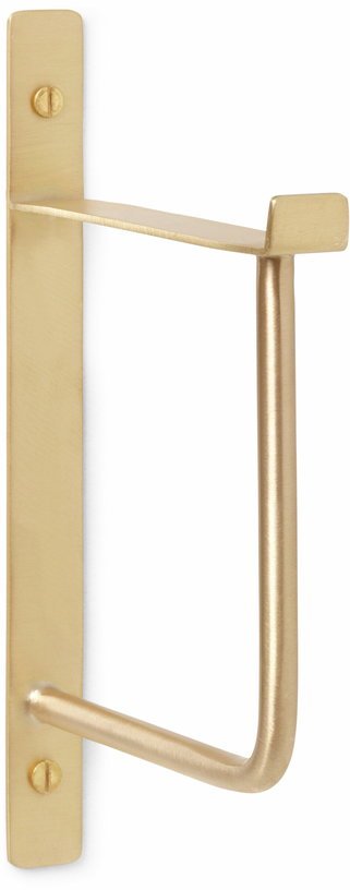 Porte - manteau en laiton 1,8 x 19 x 12,2 cm - Ferm Living - The Cool Republic