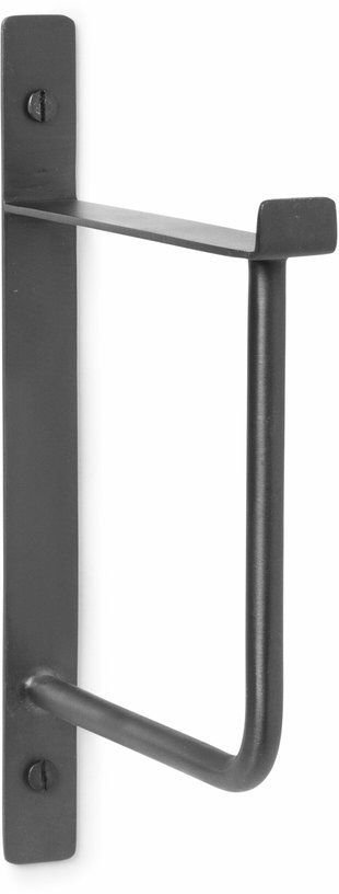 Porte - manteau en laiton noir 1,8 x 19 x 12,2 cm - Ferm Living - The Cool Republic