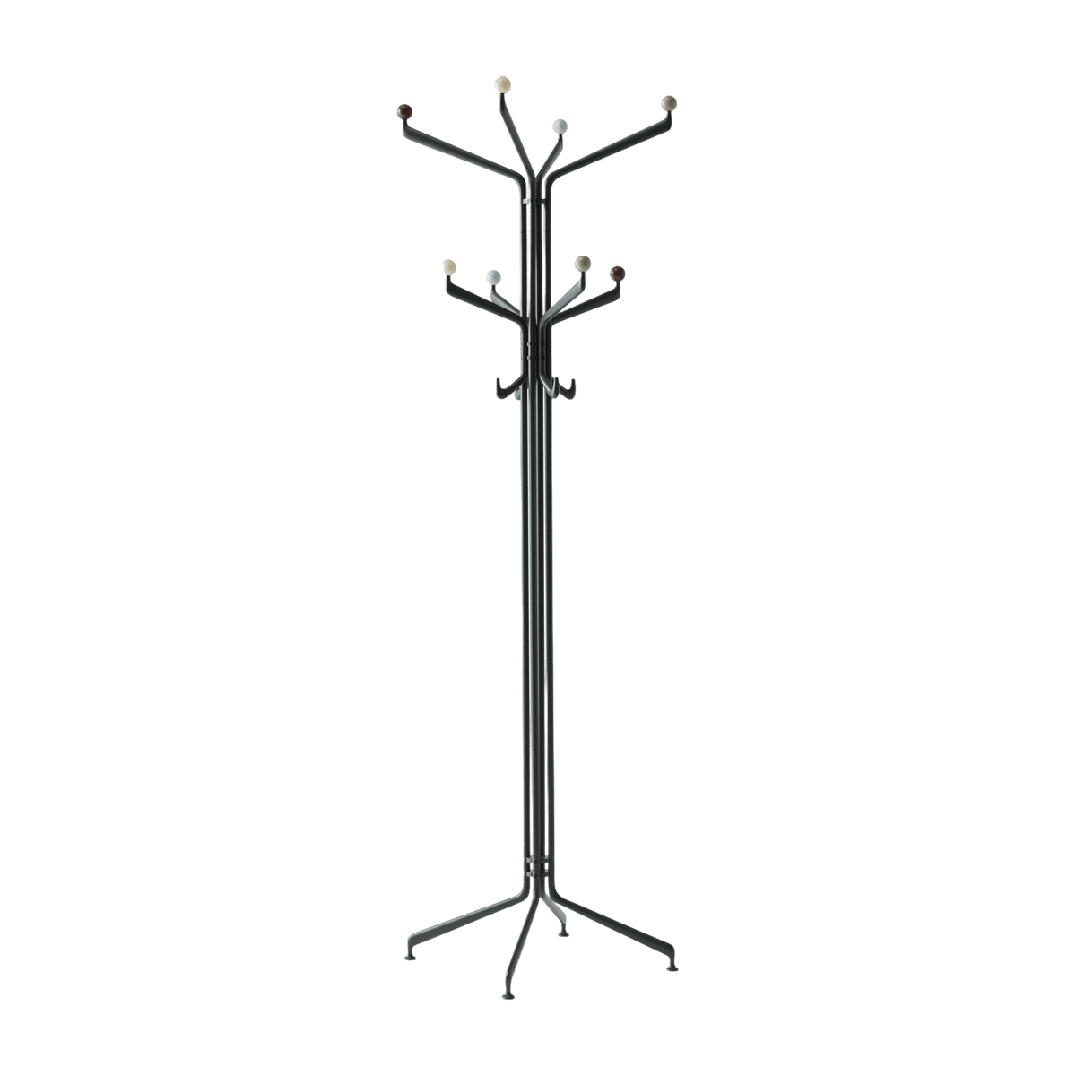 Metal and colored beech wood coat rack Capture SC77 - &tradition - The Cool Republic