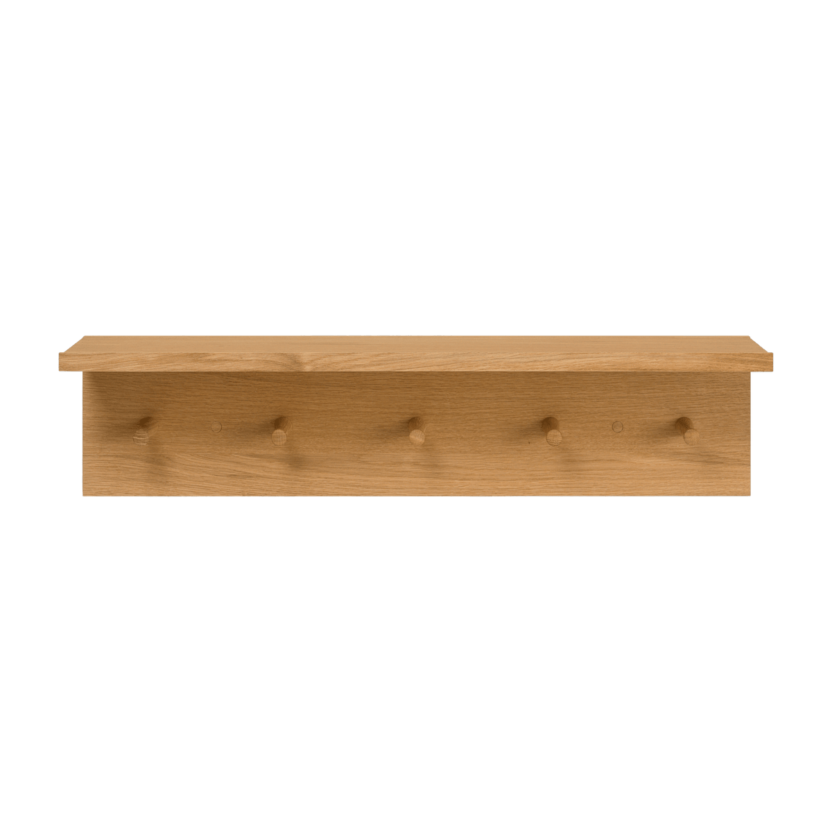 Oiled Oak Storage Shelf Coat Rack M - Ferm Living - The Cool Republic