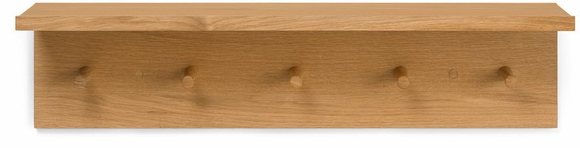 Porte - manteau étagère de rangement en chêne huilé M - Ferm Living - The Cool Republic