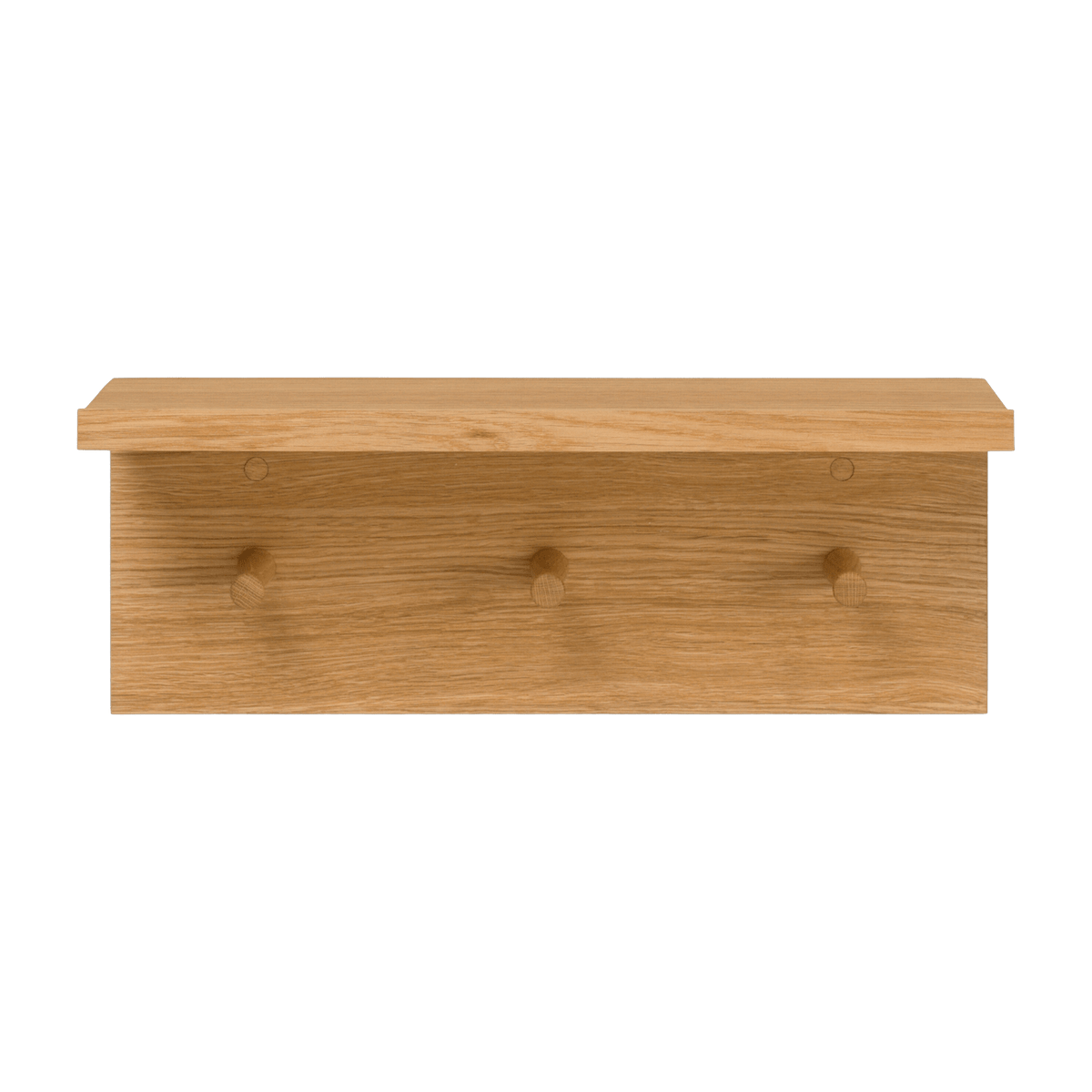 Porte-manteau étagère de rangement en chêne huilé S - Ferm Living - The Cool Republic