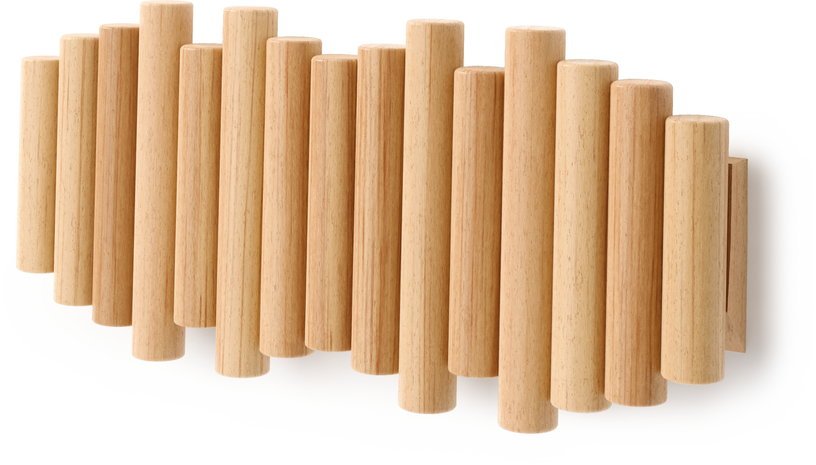 Porte - manteau mural en bois naturel décoratif - Umbra - The Cool Republic