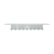 Porte-Manteau rectangulaire en acier gris clair 60x18 cm Livre - House Doctor - The Cool Republic