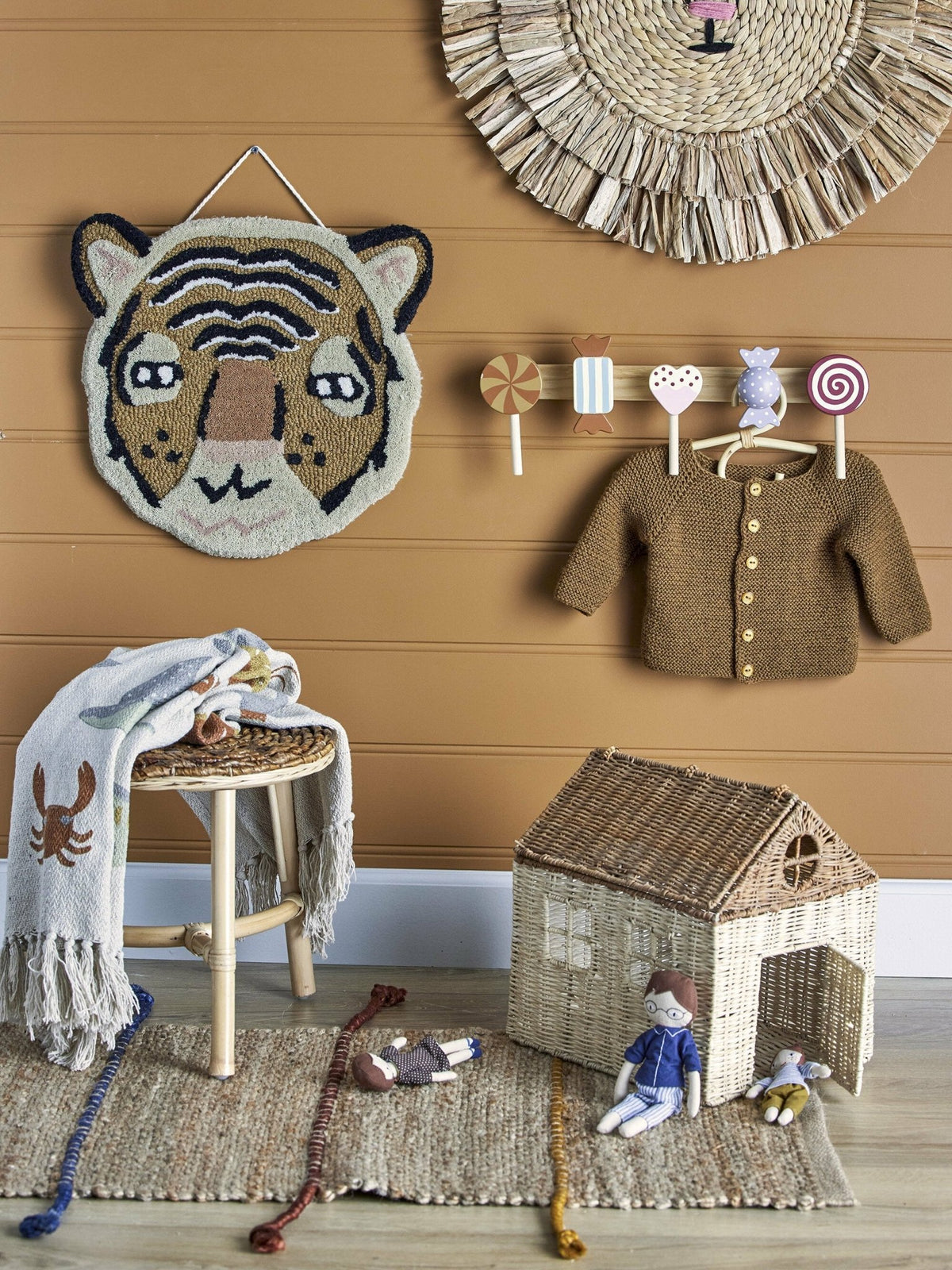 Rudy Coat Rack Brown Fsc® 100% Pine - Bloomingville Mini - The Cool Republic