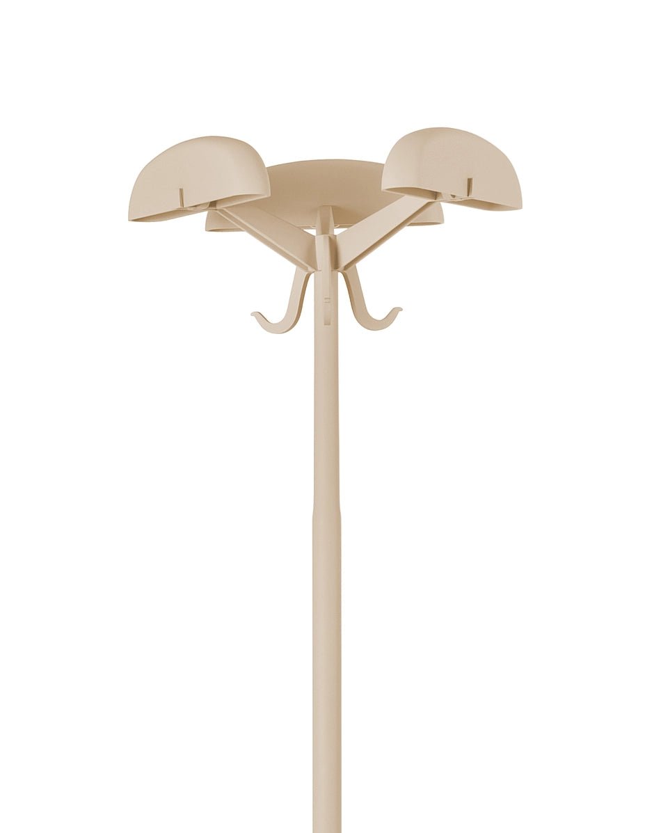 Porte-manteaux en acier beige dove gray 170 x 40 cm Alta tensione - Kartell - The Cool Republic