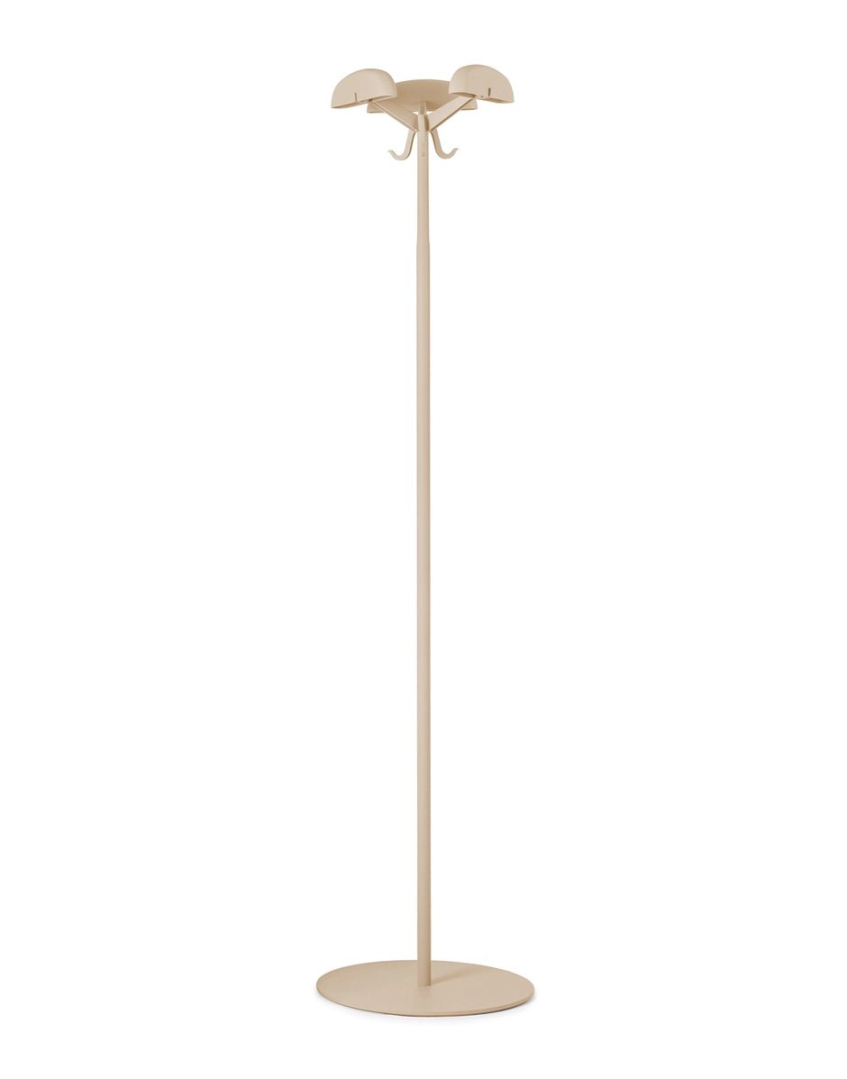 Porte-manteaux en acier beige dove gray 170 x 40 cm Alta tensione - Kartell - The Cool Republic