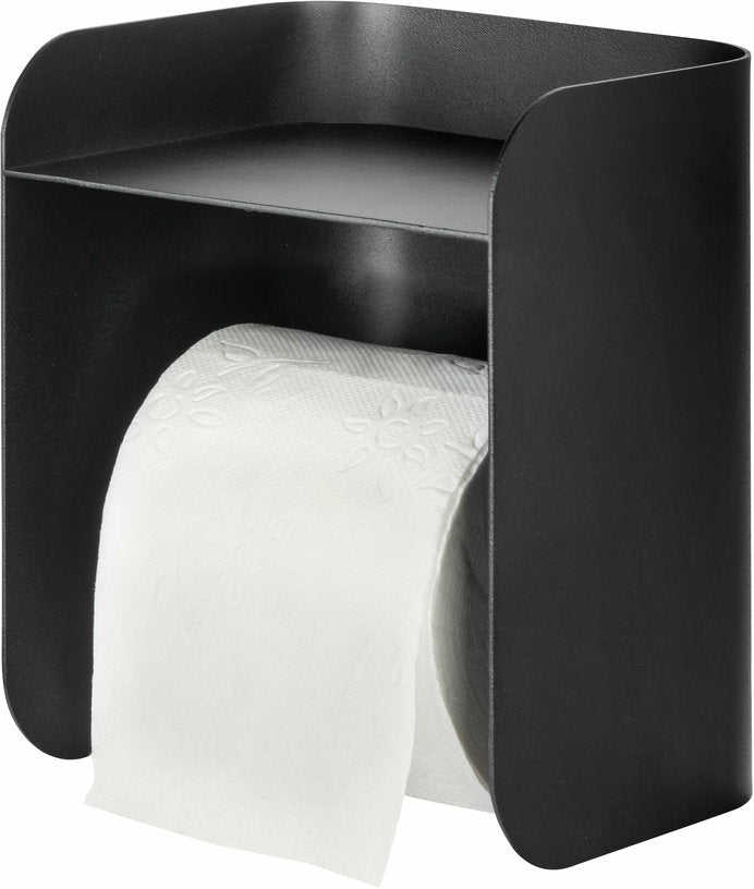 Porte papier toilette en métal noir Carry - Mette Ditmer - The Cool Republic