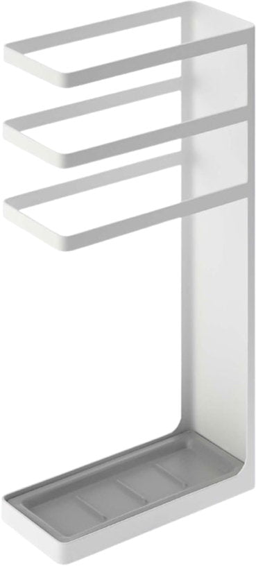 Porte - parapluies en acier blanc Layer - Yamazaki - The Cool Republic