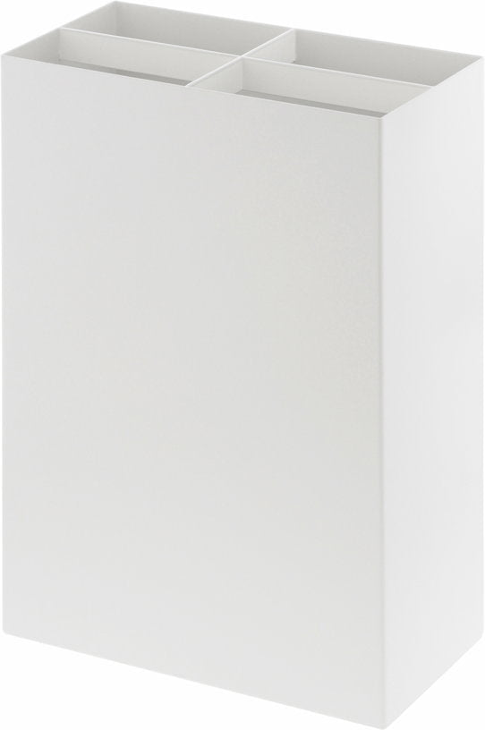 Porte - parapluies en acier blanc Smart - Yamazaki - The Cool Republic