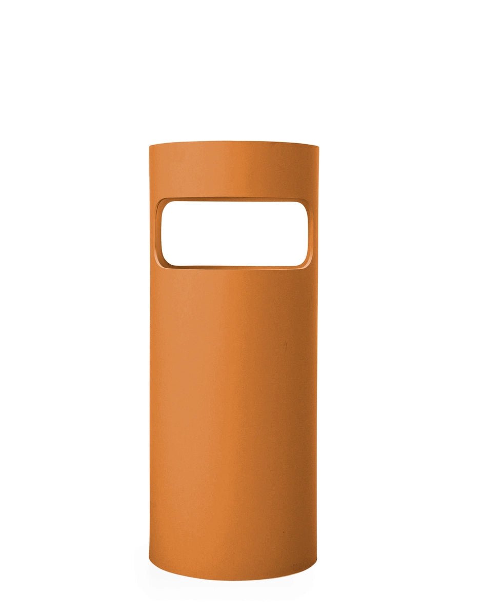 Porte-parapluies en plastique recyclé orange 60 x 25 cm Umbrella Stand - Kartell - The Cool Republic
