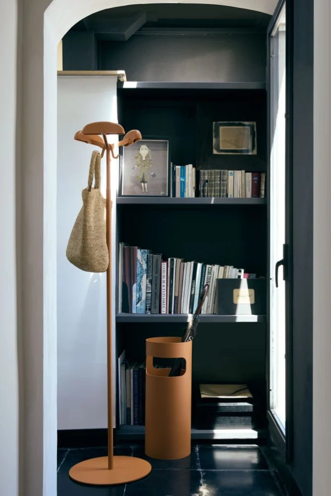 Porte-parapluies en plastique recyclé orange 60 x 25 cm Umbrella Stand - Kartell - The Cool Republic