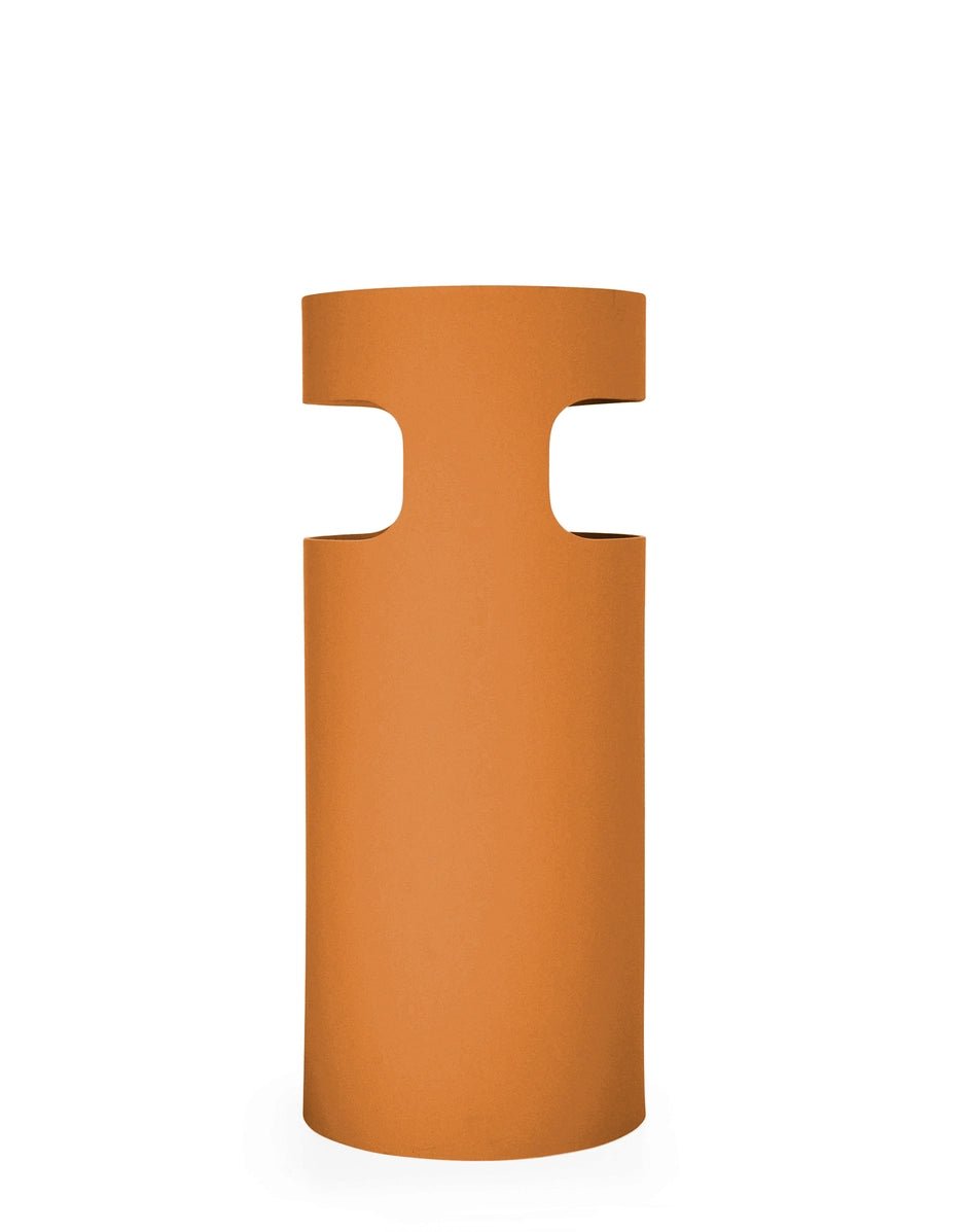 Porte-parapluies en plastique recyclé orange 60 x 25 cm Umbrella Stand - Kartell - The Cool Republic