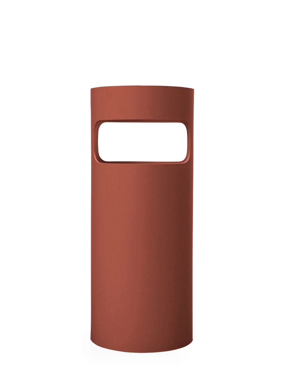 Porte-parapluies en plastique recyclé rouge bordeaux 60 x 25 cm Umbrella Stand - Kartell - The Cool Republic