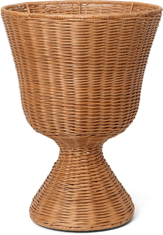 Porte - plante en rotin tressé - Ferm living - The Cool Republic