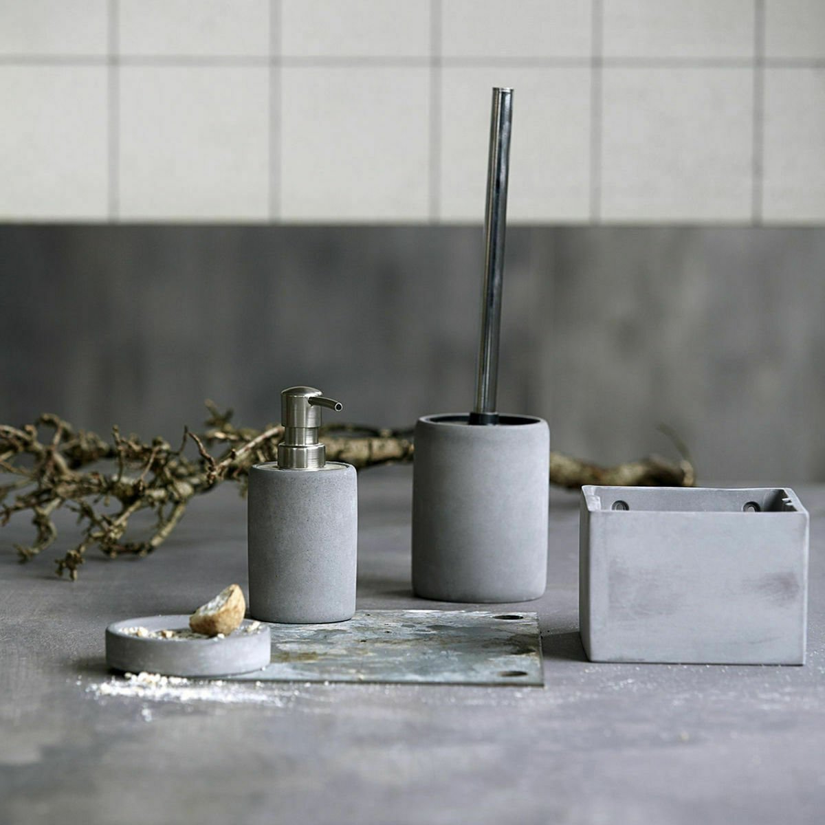 Porte-savon Cement - House Doctor - The Cool Republic