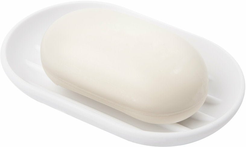 Porte - savon en plastique moulé blanc Touch - Umbra - The Cool Republic
