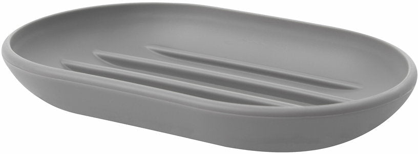 Porte - savon en plastique moulé gris Touch - Umbra - The Cool Republic