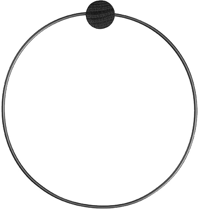 Porte - serviette noir - Ferm Living - The Cool Republic