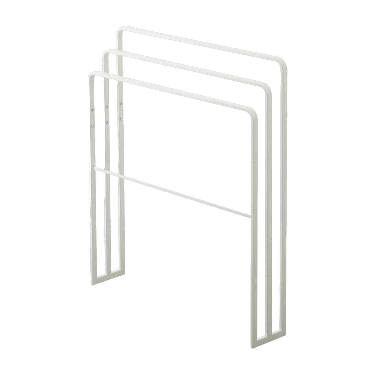 Porte-serviettes de bain avec 3 barres blanc Tower - Yamazaki - The Cool Republic
