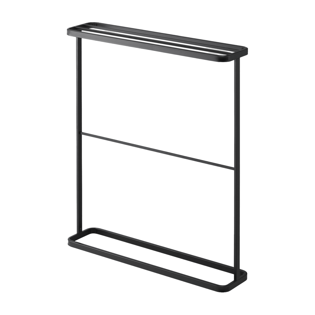 Porte-serviettes de bain en acier noir Tower - Yamazaki - The Cool Republic
