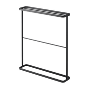 Porte-serviettes de bain en acier noir Tower - Yamazaki - The Cool Republic