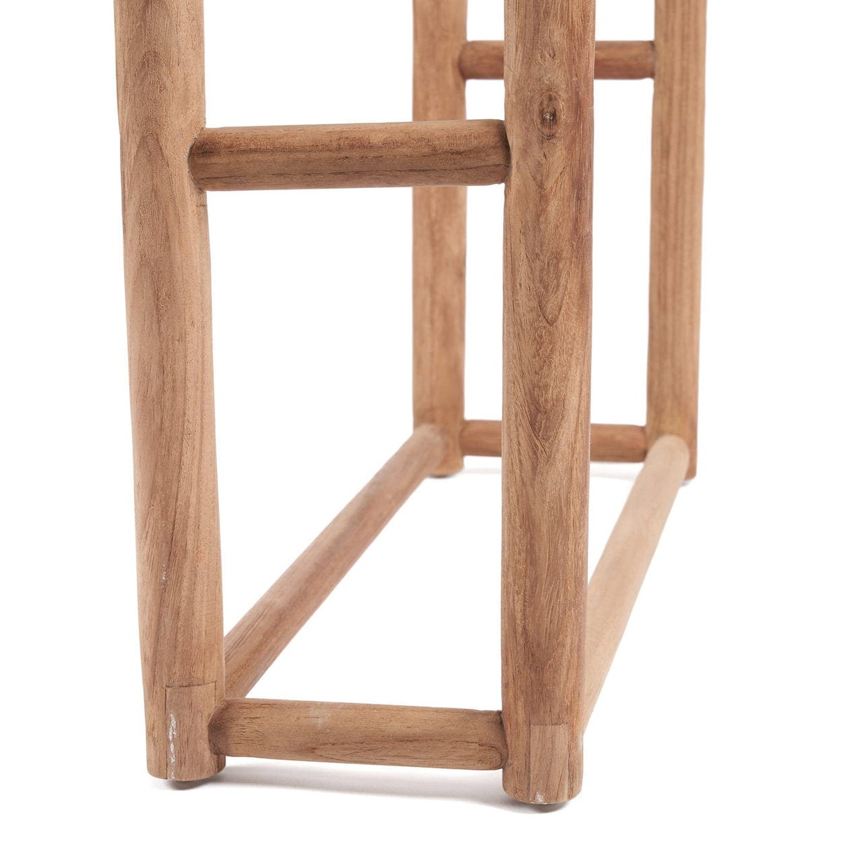 Porte-serviettes en teck naturel marron 70x90cm Rustic - Bazar Bizar — vue 7