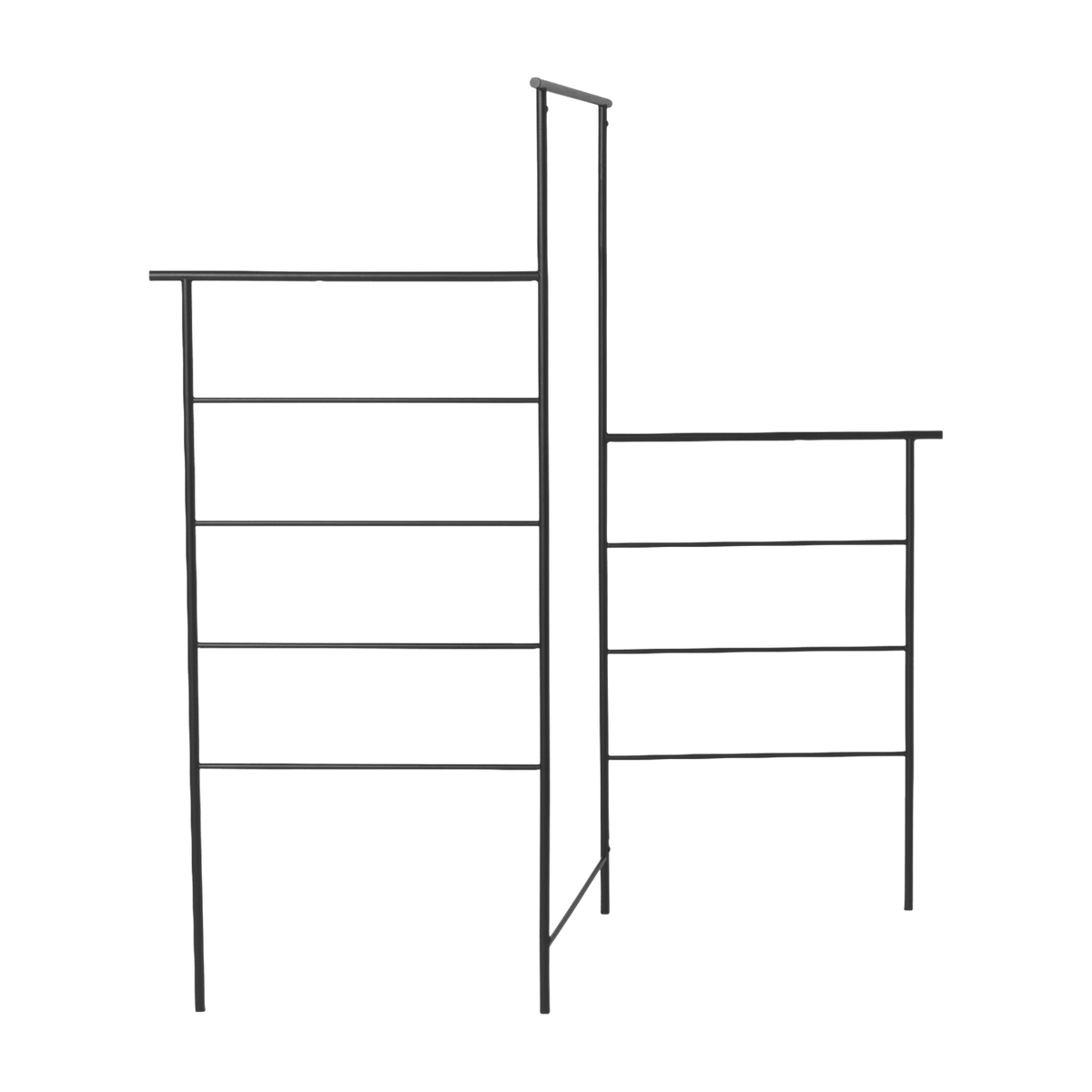 Porte-vêtements en métal noir 60 x 132,5 x 5,5 cm Dora - Ferm Living - The Cool Republic