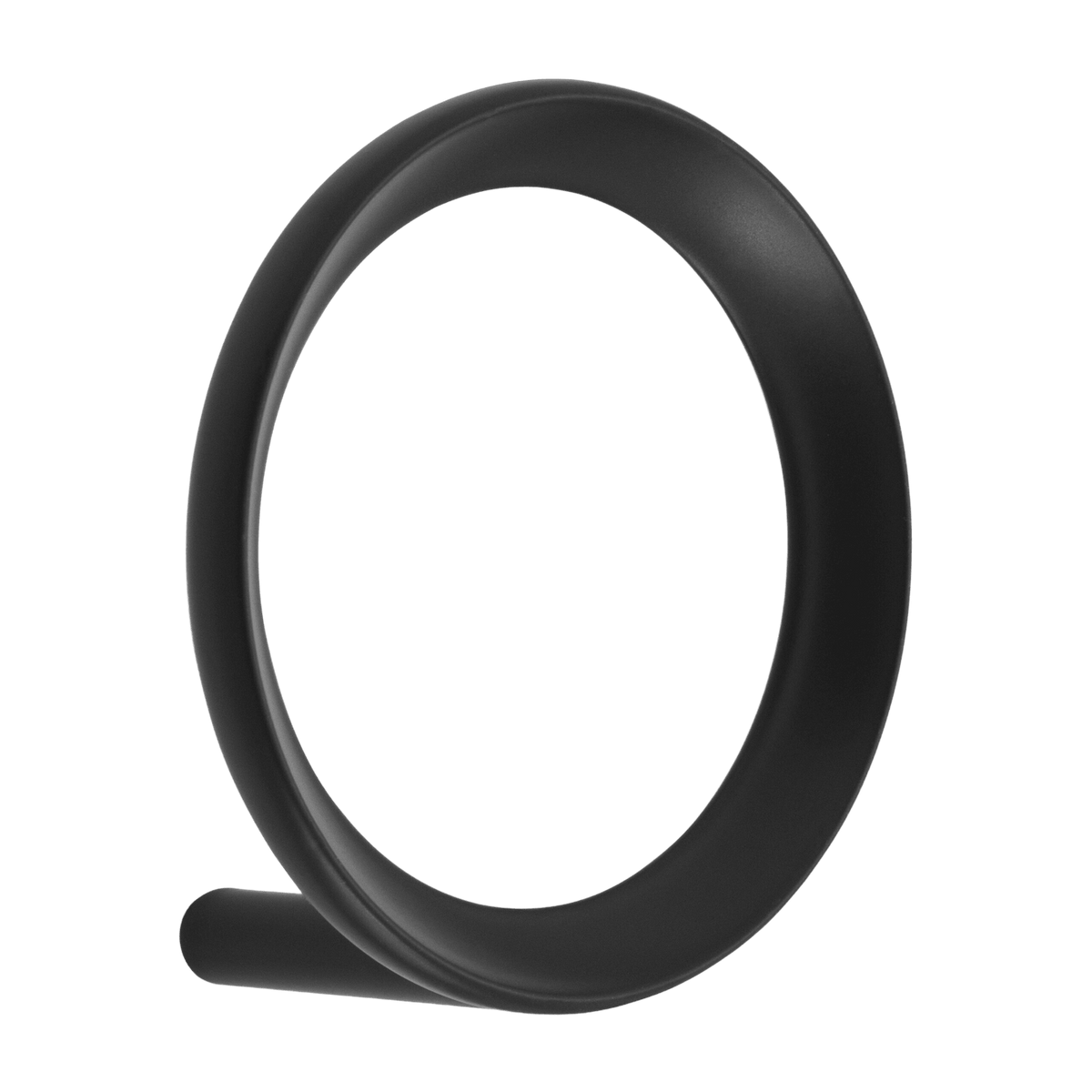 Portemanteau noir 7,8 cm Loop Hook noir - Normann Copenhagen - The Cool Republic