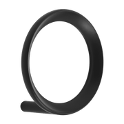 Portemanteau noir 7,8 cm Loop Hook noir - Normann Copenhagen - The Cool Republic