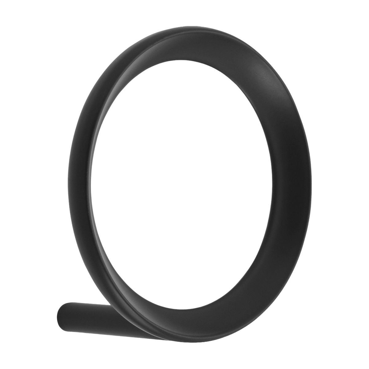 Portemanteau noir 9,4 cm Loop Hook noir - Normann Copenhagen - The Cool Republic