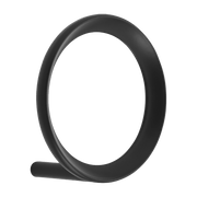 Portemanteau noir 9,4 cm Loop Hook noir - Normann Copenhagen - The Cool Republic