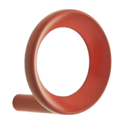Portemanteau rouge 4,4 cm Loop Hook rouge - Normann Copenhagen - The Cool Republic