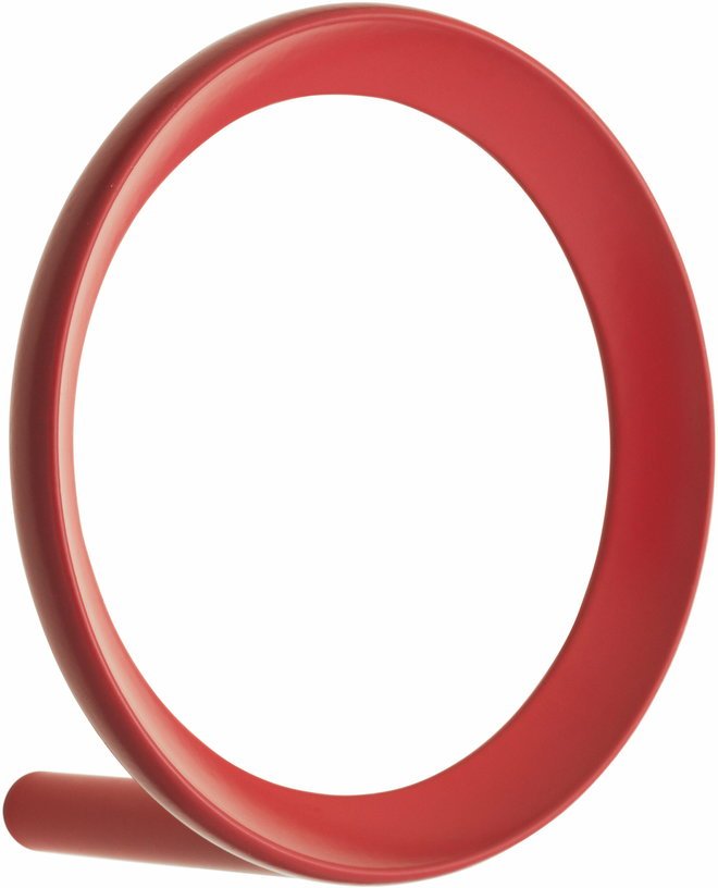 Portemanteau rouge 9,4 cm rouge Loop Hook - Normann Copenhagen - The Cool Republic