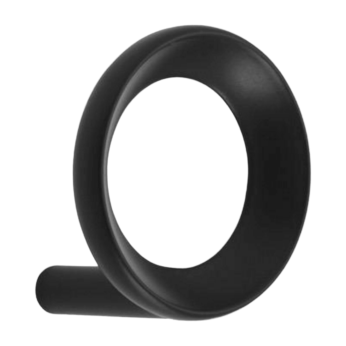 Black coat rack 4, 4 cm Loop Hook - Normann Copenhagen - The Cool Republic