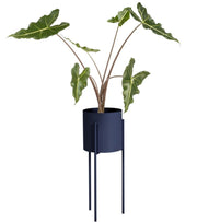 Pot à plantes en acier bleu atlantique Maki - noo.ma - The Cool Republic