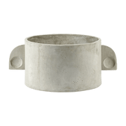 Oval concrete art deco pot gris clair 43cm - Serax - The Cool Republic