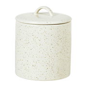 Pot avec couvercle en grès crème H12 Nordic Vanilla - Broste Copenhagen - The Cool Republic