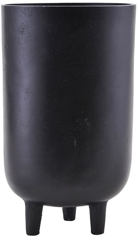 Pot de fleur en aluminium noir 26cm Jang - House Doctor - The Cool Republic