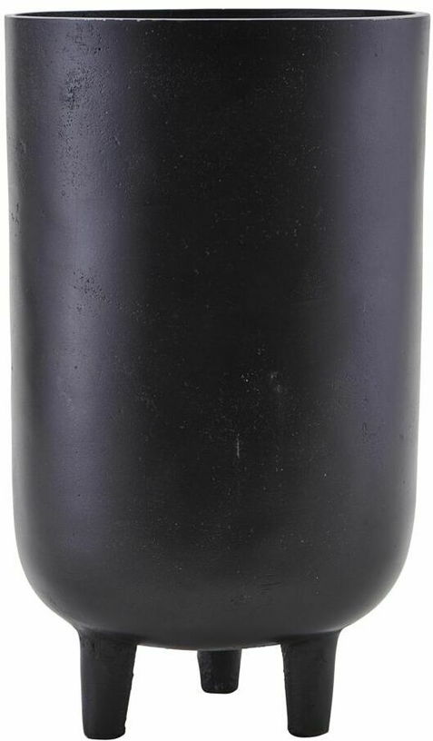 Pot de fleur en aluminium noir 26cm Jang - House Doctor - The Cool Republic