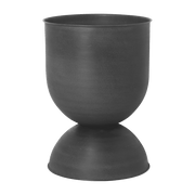 Pot de fleur réversible en fer noir M Hourglass - Ferm Living - The Cool Republic