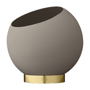 Pot de fleur taupe S Globe - AYTM - The Cool Republic