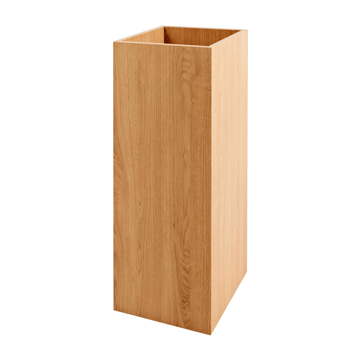 Pot de fleurs carré en bois clair 35 x 35 x 100 cm Palmus - Custom Form - The Cool Republic